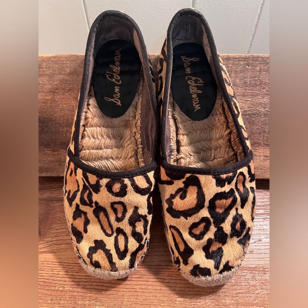 Sam Edelman Leopard Print Espadrilles – Chic &‎ Comfy Slip-Ons